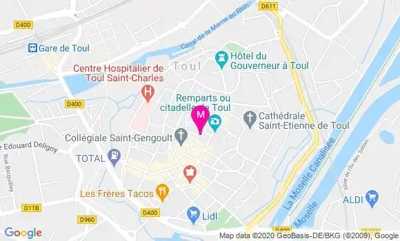 Localisation Dr Coralie Gaspard