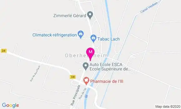 Localisation Dr Alphonse Heiligenstein