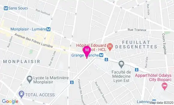 Localisation Dr Anne Laure Teston