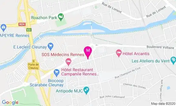 Localisation Dr Thomas Guitton