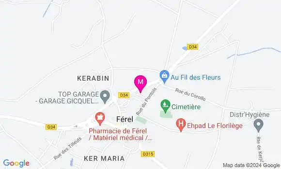 Localisation Dr Cécile Gaillard
