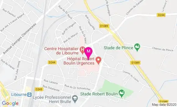 Localisation Dr Anais Gagnepain