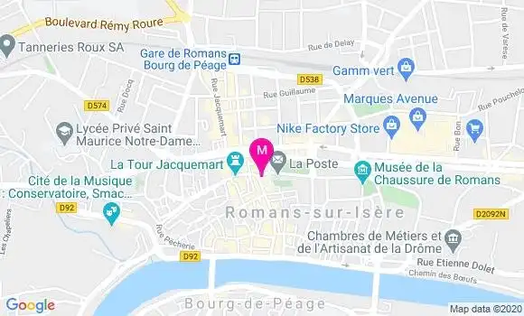 Localisation Dr Stephanie Saint Aubin