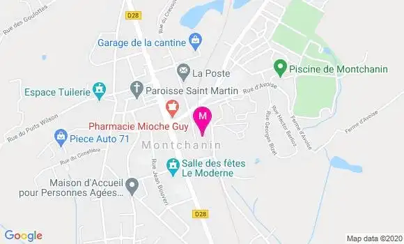 Localisation Dr Olivia Rabut