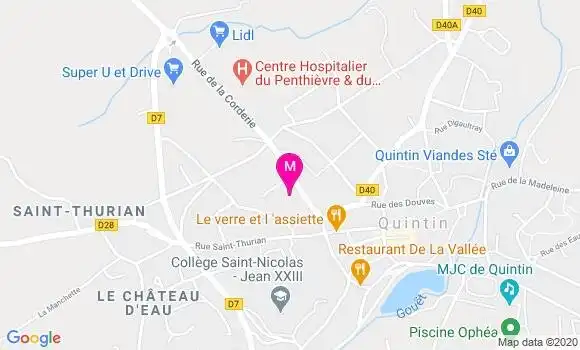 Localisation Dr Violaine Le Moine