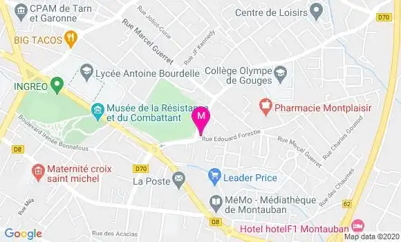 Localisation Dr Bastien Garcia