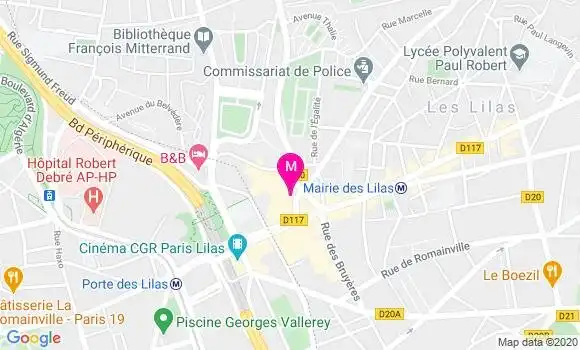 Localisation Dr Stephanie Bendavid