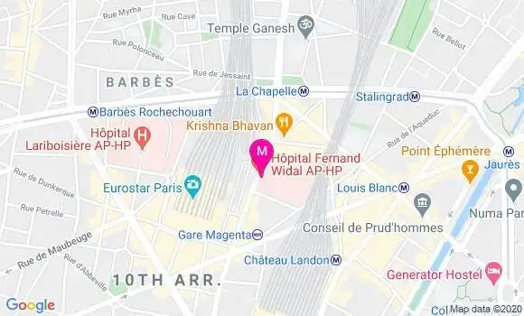 Localisation Dr Francois Naccache