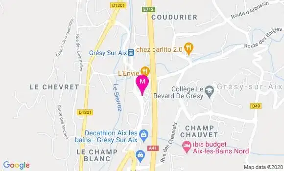 Localisation Dr Delphine Aguettaz