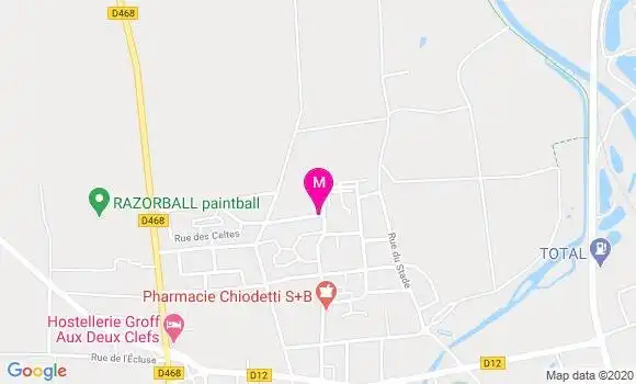 Localisation Dr Francoise Haeffele