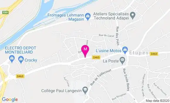 Localisation Dr Cecile Grandjean Favre Felix