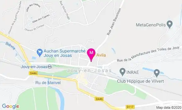 Localisation Dr Nathalie Renard Fredet