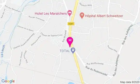 Localisation Dr Claudia Bretz