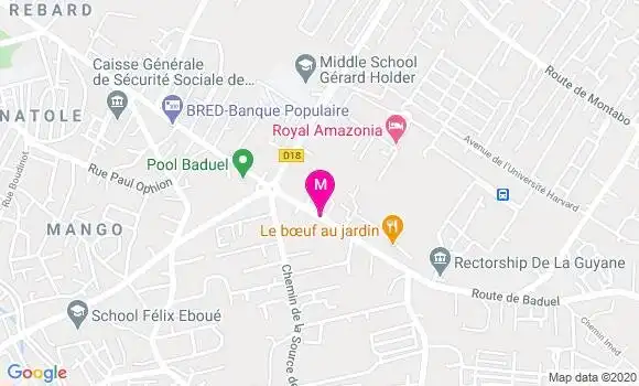 Localisation Dr Catherine Paule Claude