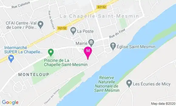 Localisation Dr Helene Michau