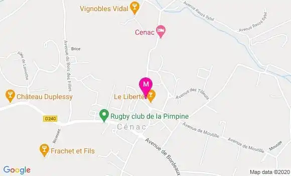 Localisation Dr Clement Prince