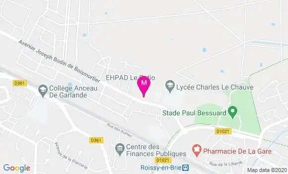Localisation Dr Dragana Peteuil