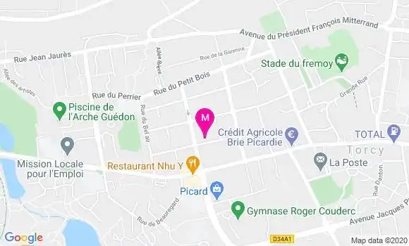 Localisation Dr Marcelle Daeron