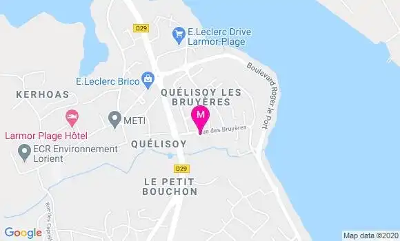 Localisation Dr Jean Marc Le Romancer