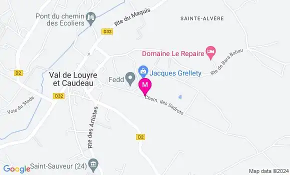 Localisation Dr Caroline Bourgeois