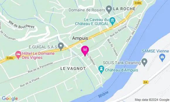 Localisation Dr Hadrien Peyrot