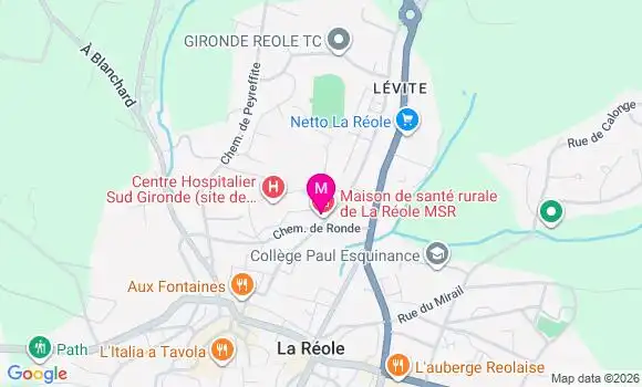 Localisation Dr Pauline Caignard