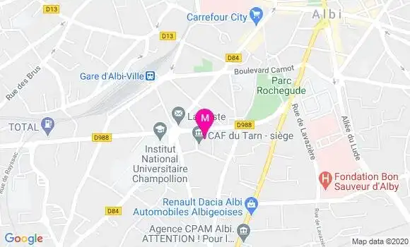 Localisation Dr Elisabeth Darets Garnier