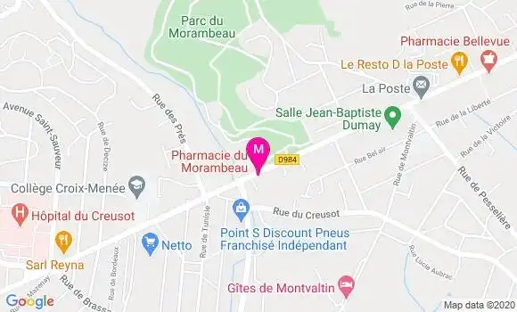 Localisation Dr Bernard Pabion