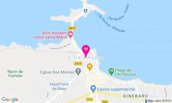 Localisation Dr Philippe Claret Montecatini