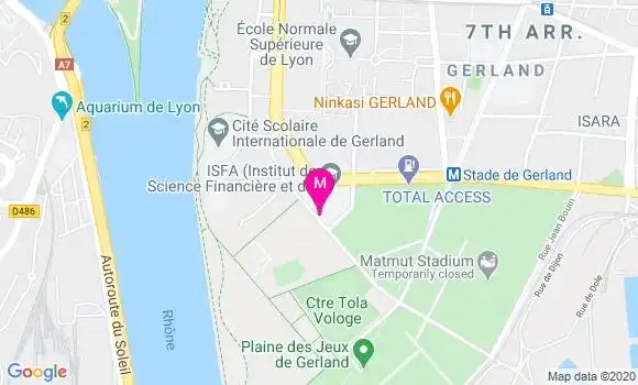 Localisation Dr Olivier Giraudon