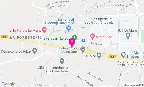Localisation Dr Stephanie Rouzier