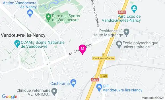 Localisation Dr Matthieu Prot