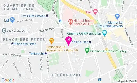 Localisation Dr Margaux Laroche