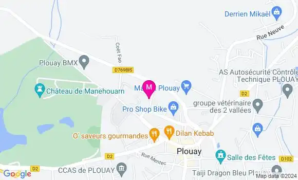 Localisation Dr Nicolas Le Mentec