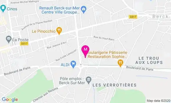 Localisation Dr Philippe Baert