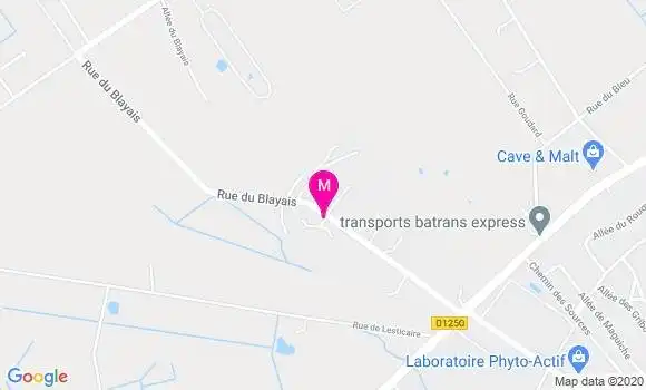 Localisation Dr Mony Hertin Montout