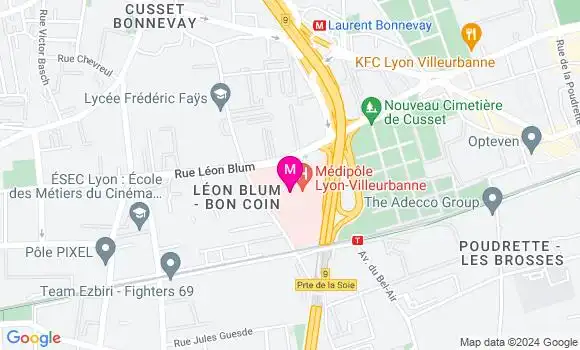 Localisation Dr Mathieu Planchet