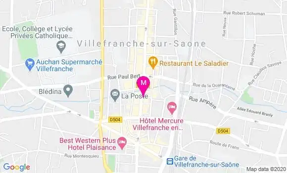Localisation Dr Guillaume Chapas