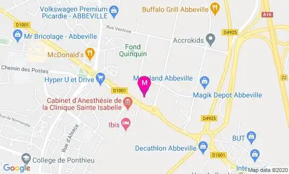 Localisation Dr Maxime Mariage