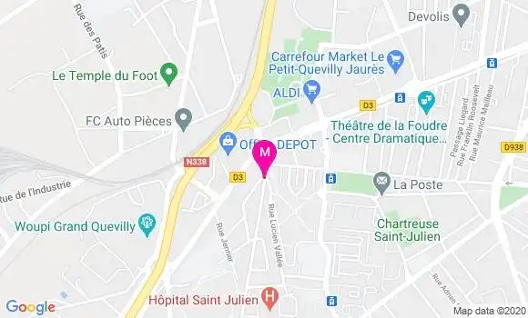 Localisation Dr Jules Bernard Nanfack Temgoua