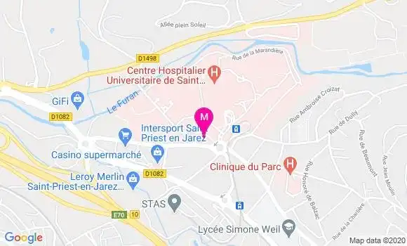 Localisation Dr Vincent Bost