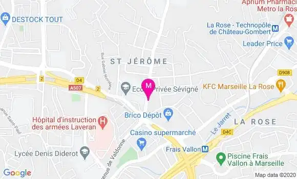 Localisation Dr Antoine Bertolino