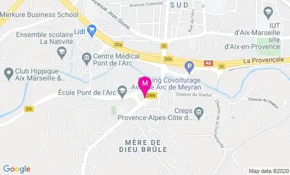 Localisation Dr Marie Christine Motte
