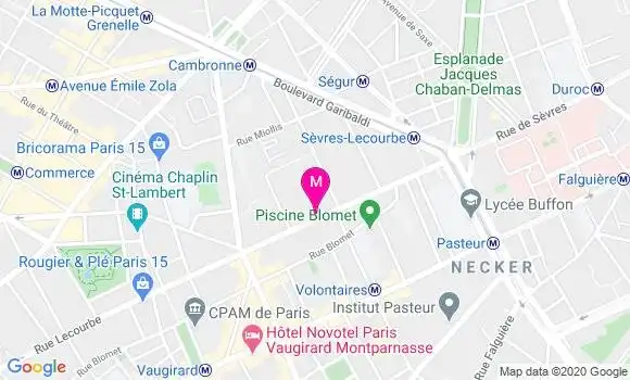 Localisation Dr Catherine Lafitte