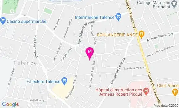 Localisation Dr Amira Achour Bensalem