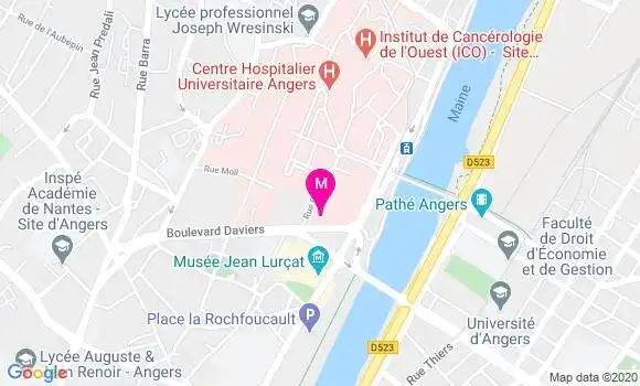 Localisation Dr Caroline Lacour