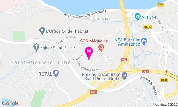 Localisation Dr Pierre Combes