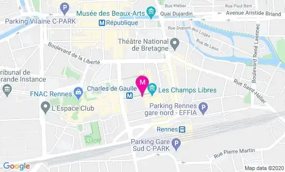 Localisation Dr Laetitia Rouvrais