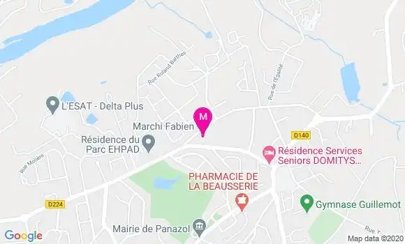 Localisation Dr Jean Francois Nicolas