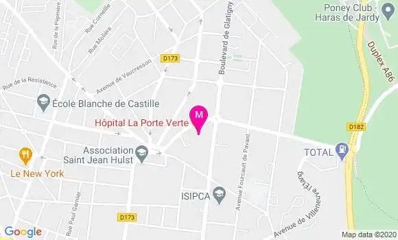 Localisation Dr Corinne Rouan Saint Faust